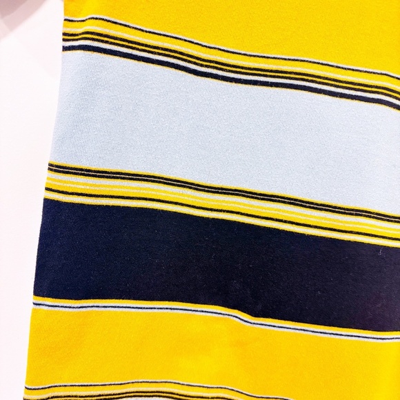 ๐5/40$๐ VOLCOM Blue & Yellow Striped T-shirt - Picture 7 of 8